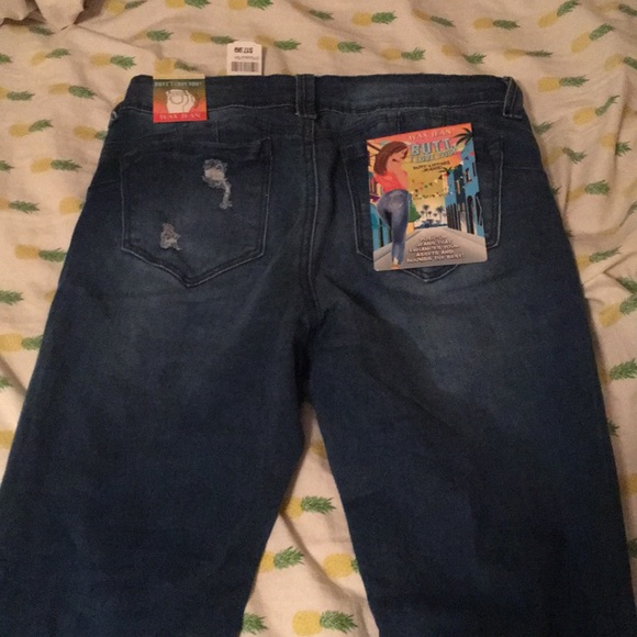 Ripped Ankle Jeans High Waisted - Picture 4 of 4